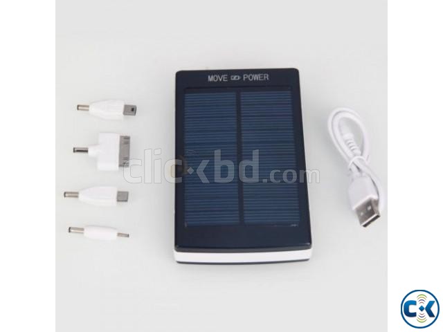 30000mAh Dual-USB Solar Power Bank for Mobile Cell Phone PSP large image 0