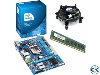 Brand New Intel Pentium DC G2020 Gigabyte H61S2PV 4 GB