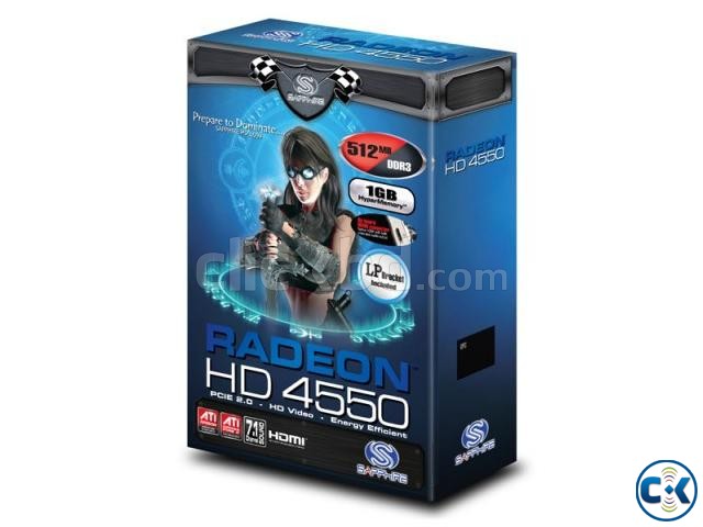 SAPPHIRE HD 4550 512MB hyper memory upto 1.2GB DDR3 HDMI large image 0
