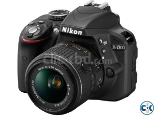 NIkon D3300 with 18-55mm VR-2 Lens