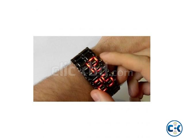 Samurai LED Bracelet Wrist Watch large image 0