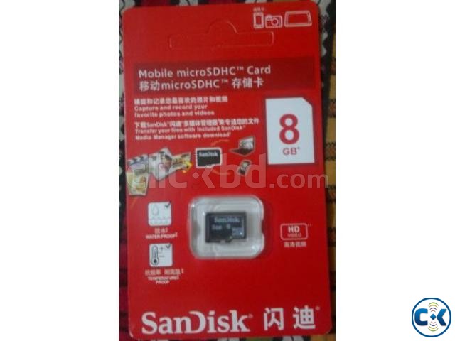 SanDisk 8 GB with 3 years warranty large image 0