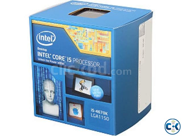 intel core i5 4670k with box and warranty paper large image 0