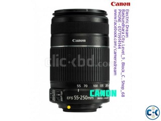 CANON EF-S 55-250mm f 4-5.6 IS Lens . CAMERA DREAM