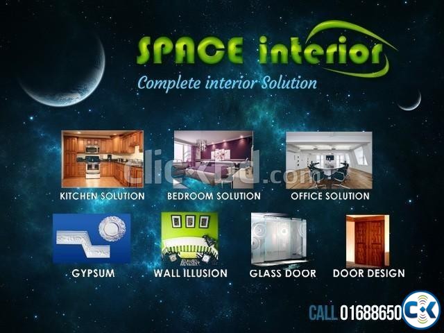 Total Interior Design Solution_Kitchen Cabinet Gypsum etc. large image 0