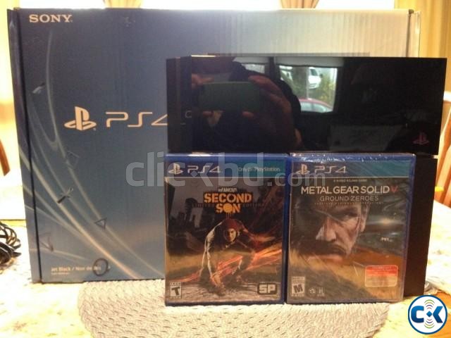 Sony PlayStation 4 includes inFAMOUS Second Son and MGS V large image 0