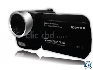 GenX TouchShot SLVR Camcorder Bundle with Genx Snap Shot G14