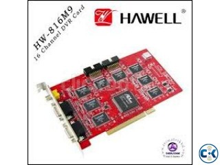 Hawell 16 CH PC Based DVR Card