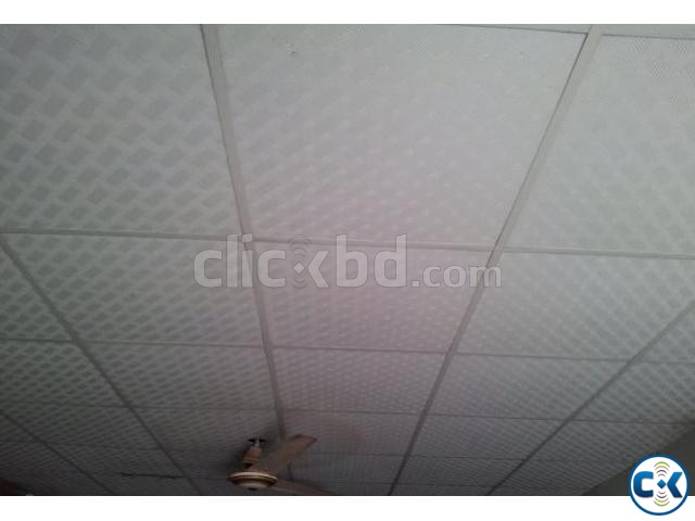 White gypsum ceiling large image 0