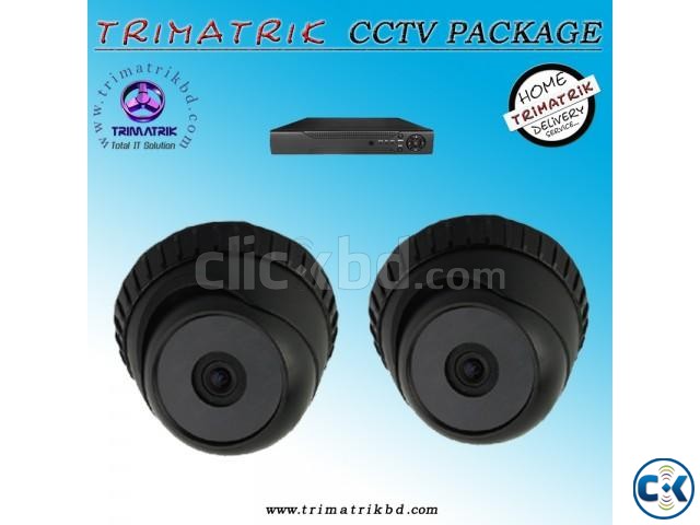DOME 2 CCTV CAMERA BEST PRICE PACK large image 0