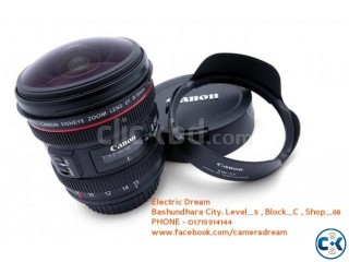 Canon EF 8-15mm f 4L Fisheye USM Lens