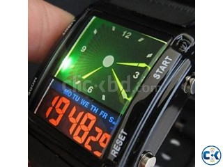 LED Analog Digital Unisex Wrist Watch