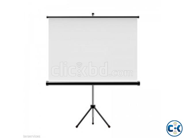 Projector Screen Electric 90inch x 90 large image 0
