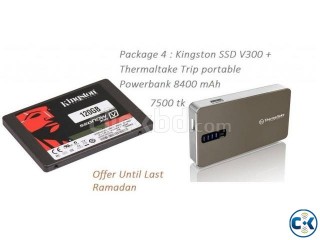 Kingston Digital 120GB SSD Thermal Take Power Bank