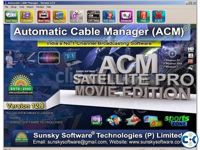 ACM Satellite Pro v12.9 Gold Movie Edition Full DvD large image 0