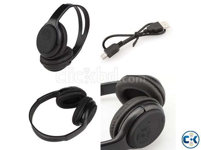 Wireless mp3 headphones with FM TF Card Supported large image 0