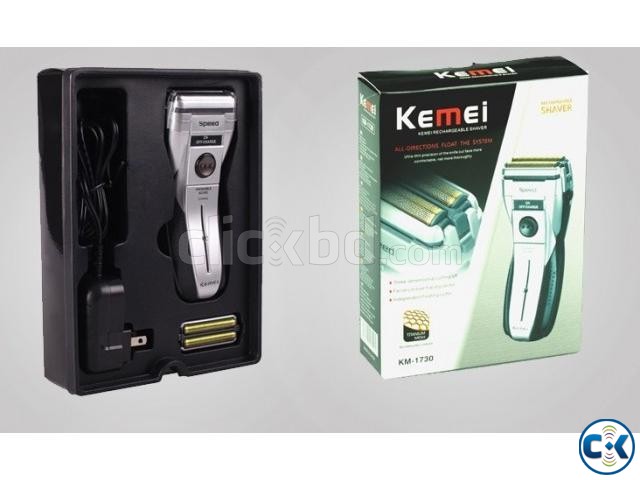Kemei Rechargeable shaver KM-1730 New  large image 0