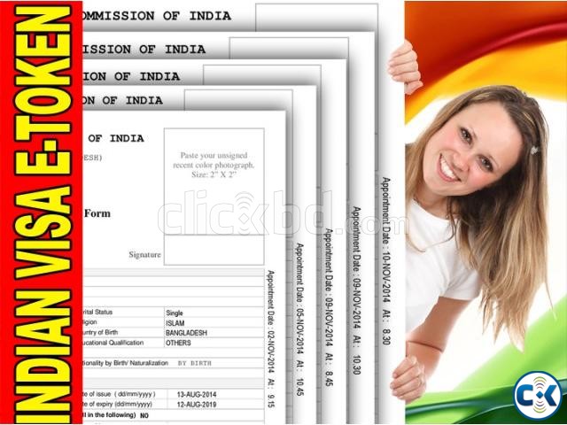Indian Visa Application Appointment Date large image 0