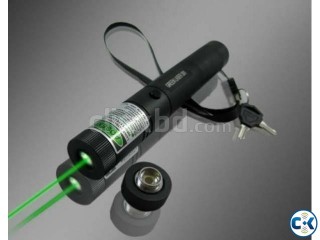 Green Laser Pointer Pen Burn Black (New)