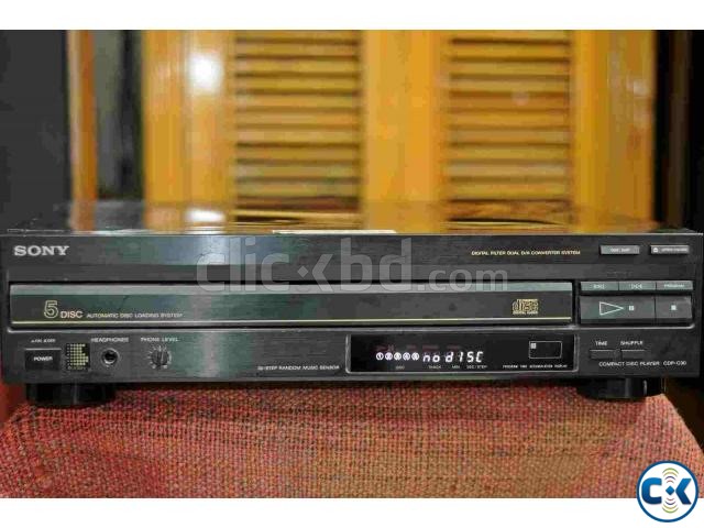SONY HIGH END CD PLAYER FRESH JAPAN MADE. large image 0