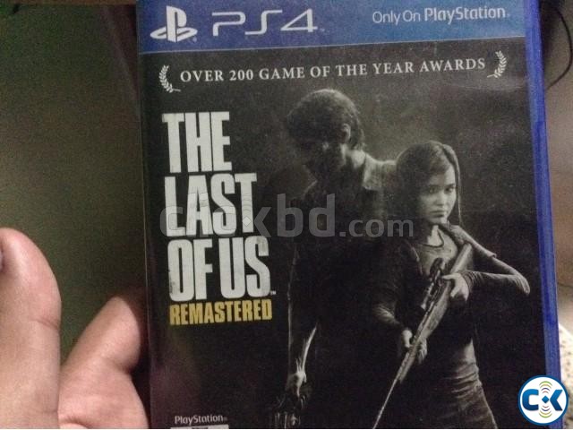 Last Of Us Remastered PS4 for sale for 3000tk large image 0
