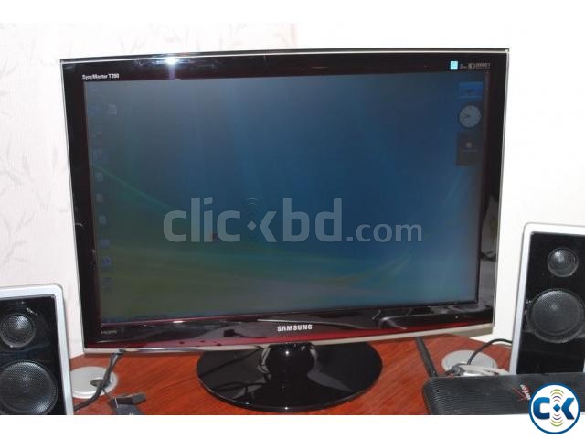 24 SAMSUNG T240 FULL HD HEAVY DUTY monitor.. no scratch large image 0