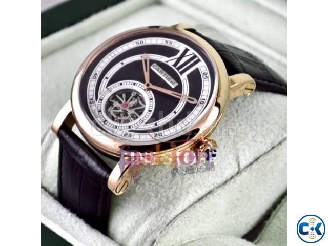 Cartier Tourbillon watch With box 5 year warranty large image 0