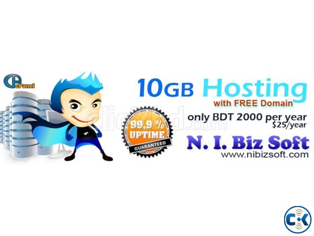10GB Hosting FREE Domain large image 0