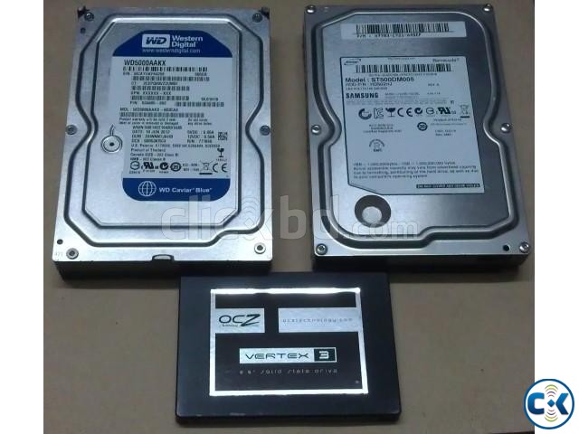 Hard Disk Drive HDD and Solid State Drive SSD  large image 0