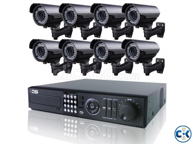 IP66 Night Vision 520TVL CCTV Pack 5 large image 0