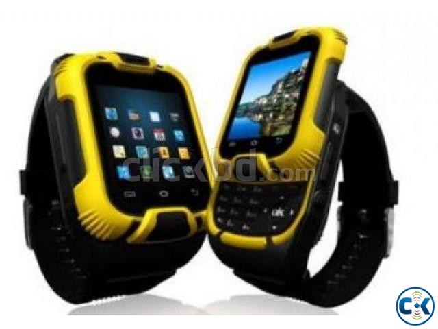 Dual sim mobile watch blue tooth free large image 0