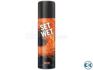 Set Wet Body Spray Deodorant MACHO 150ml Save Tk 15-30 