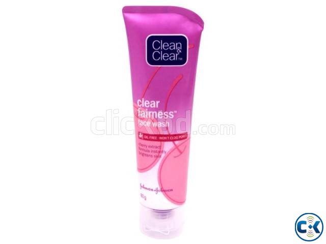 Clean Clear Face Wash CLEAR FAIRNESS 80gm Save Tk 64  large image 0