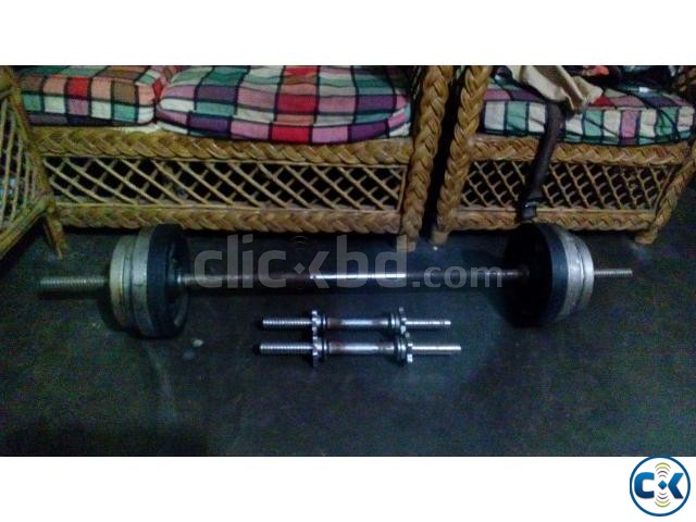 Barbell Dumbbell Bars 30kg Weights large image 0