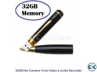 32GB HD Spy Pen Camera Video Recorder