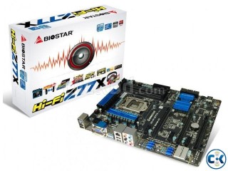 Biostar Hi-Fi Z77X Gaming Mainboard Intel 3rd and 2nd gen