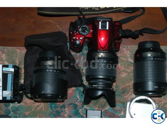 Nikon D3100 Red large image 0