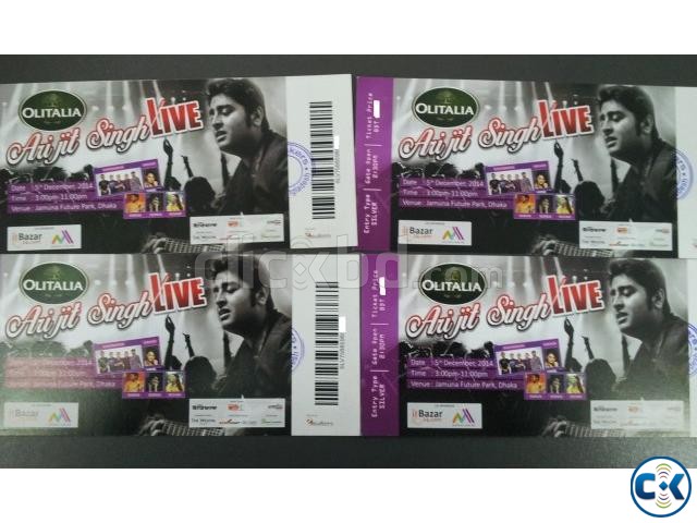 Arijit Singh Concert 4 Silver Tickets large image 0