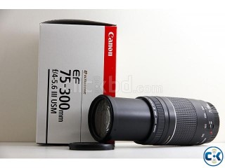 CANON EF-S 75-300mm f 4-5.6 Lens . ELECTRIC DREAM