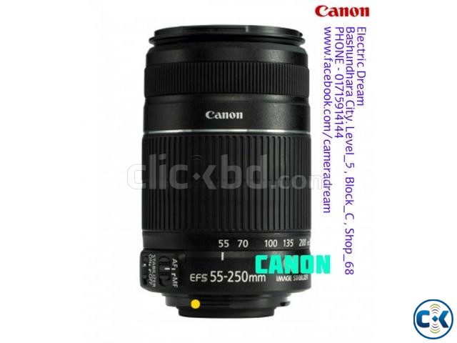 CANON EF-S 55-250mm f 4-5.6 IS Lens . ELECTRIC DREAM . large image 0