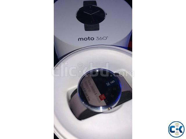 Motorola Moto 360 Android Smart Watch large image 0