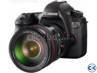 Canon EOS 6D SLR Digital Camera Body with lens