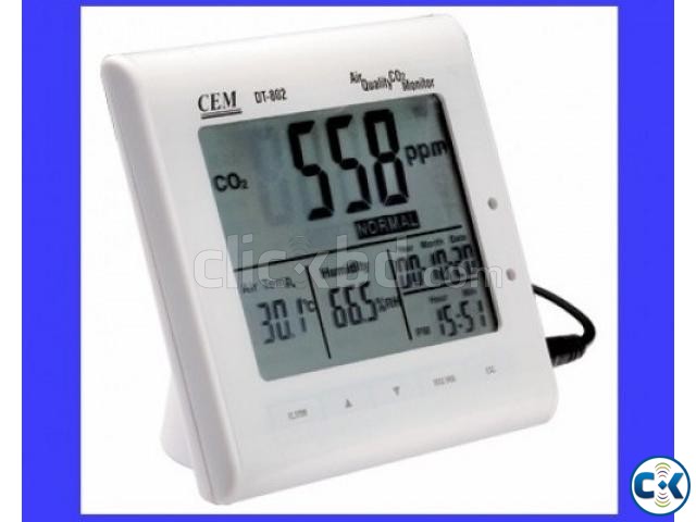 DT-802 Desktop Indoor Air Quality CO2 Monitor large image 0