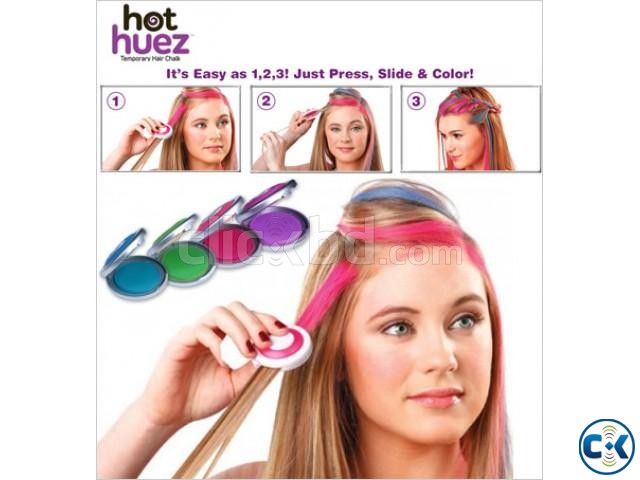 Hot Huez Hair Color Chalk New  large image 0