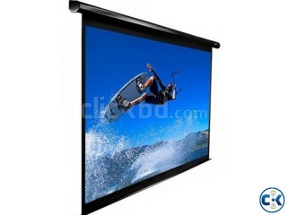 Electric Projection Screen 144 with Remote Control