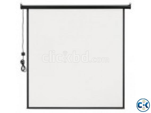 3M 96 96 Electric Projection Screen with Remote Control large image 0