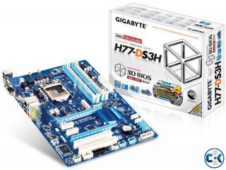 Gigabyte h77 DS3H motherboard intel 2nd 3rd gen processor 