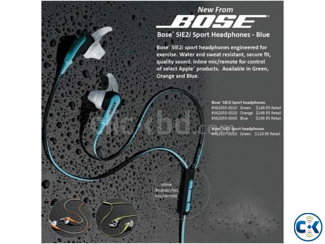 Bose SIE2i Sport Headphone Brand New Intact  large image 0