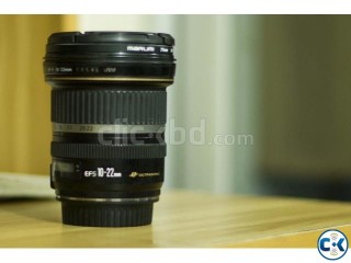 canon ultra wide EFS 10 22 mm lense