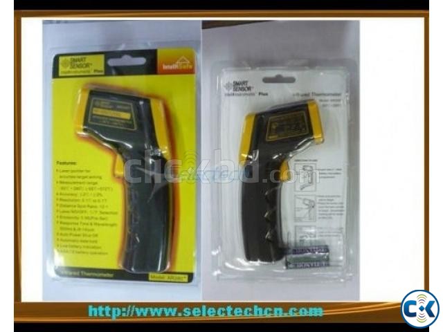 Gun type non contact infrared thermometer AR280  large image 0